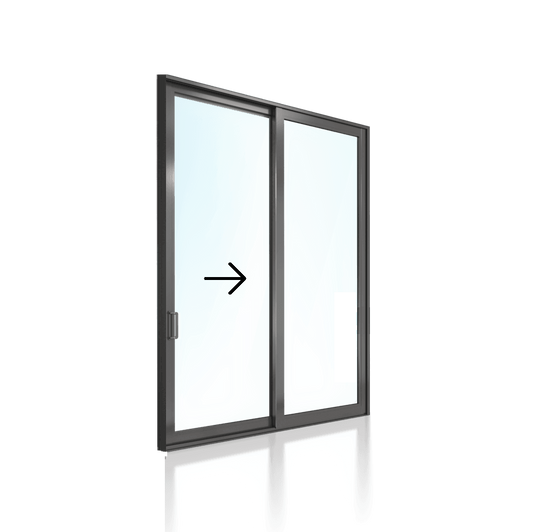 Sliding Door XO 2100 H x 1450 W