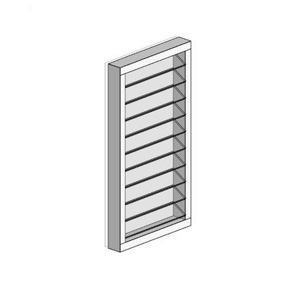 Louvre Window 2100 H x 910 W