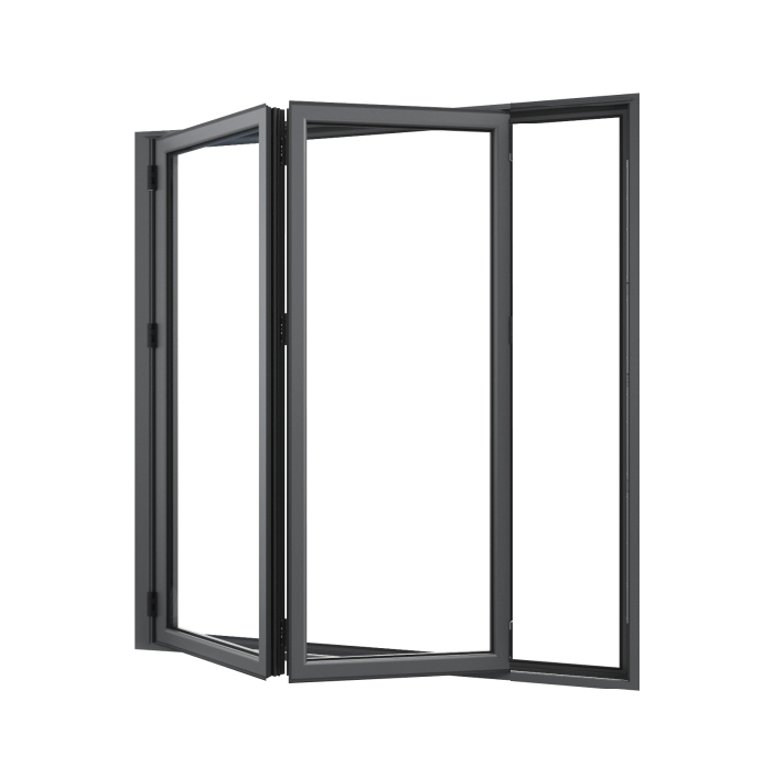 Bifold Doors 2-STACKING LEFT (OPEN OUT) 2100 H x 1810 W