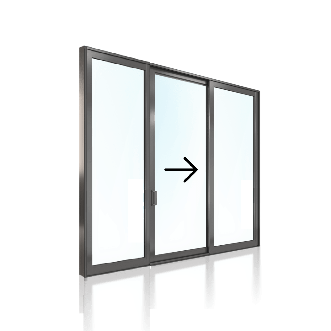 Sliding Door OXO RIGHT 2100 H x 3247 W