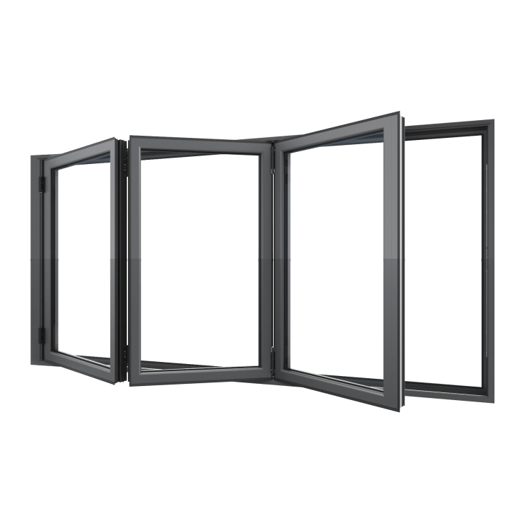 Bifold Window 3-STACKING LEFT (OPEN OUT) 1000 H x 2150 W