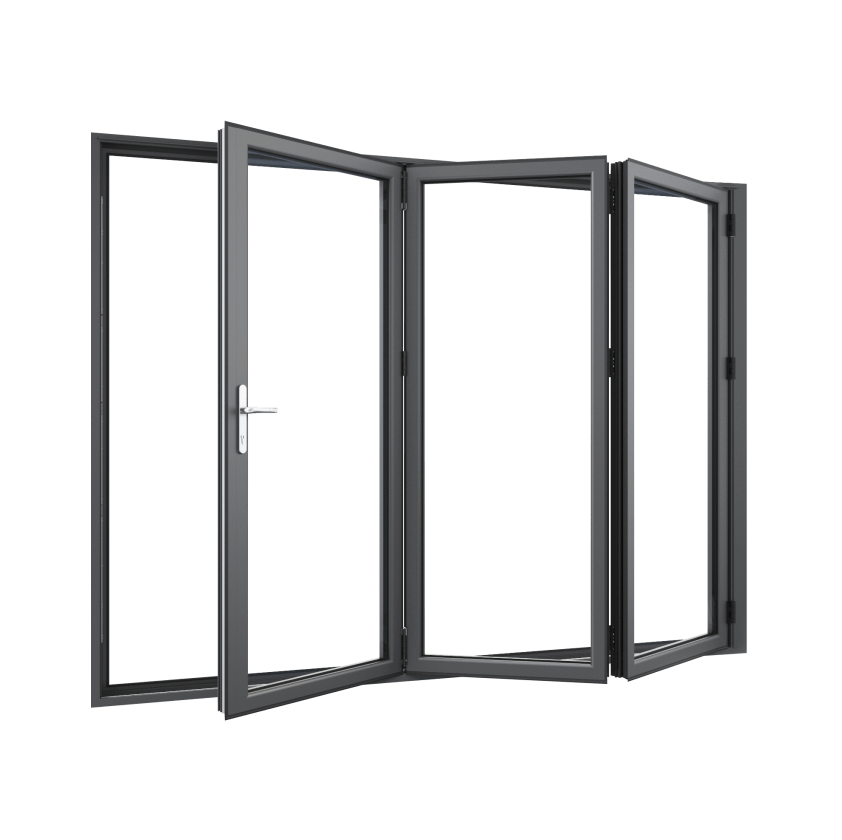 Bifold Doors 3-STACKING RIGHT  (OPEN OUT) 2100 H x 2710 W