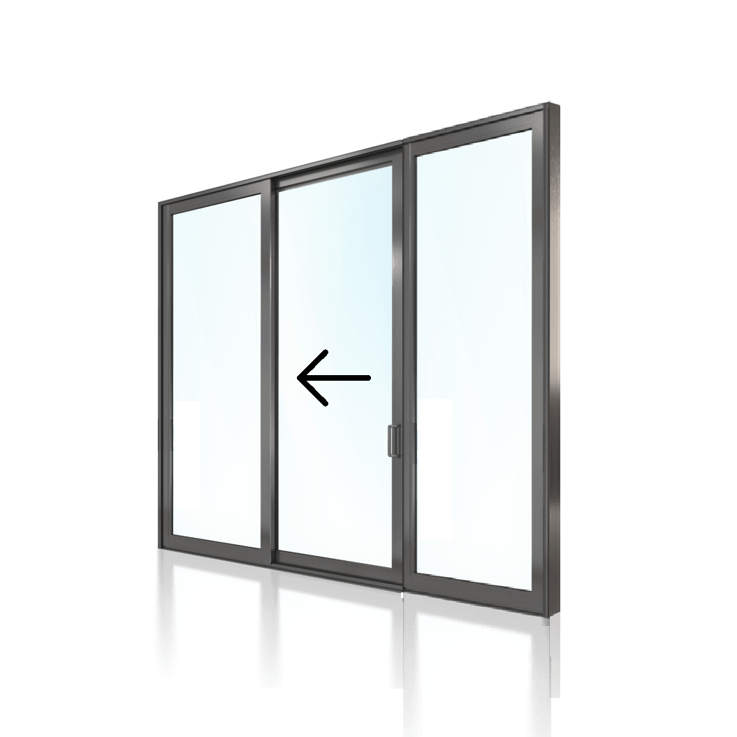Sliding Door OXO LEFT 2100 H x 3600 W