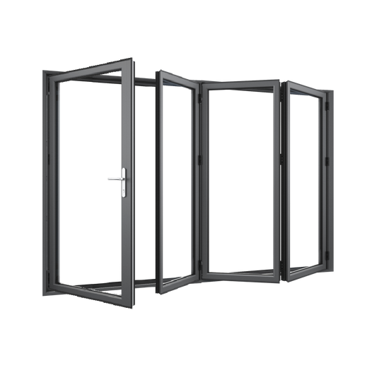 Bifold Doors 3-STACKING RIGHT / 1-LEFT (OPEN OUT) 2100 H x 3610 W
