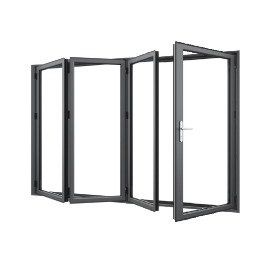 Bifold Doors 1-STACKING RIGHT / 3-LEFT (OPEN OUT) 2100 H x 2900 W
