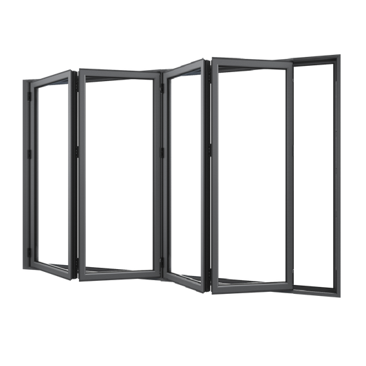 Bifold Doors 4-STACKING LEFT (OPEN OUT) 2400 H x 3610 W