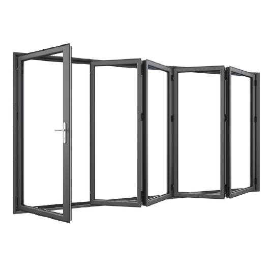 Bifold Doors 4-STACKING RIGHT / 1-LEFT (OPEN OUT) 2400 H x 4510 W