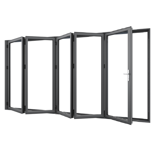 Bifold Doors 5-STACKING LEFT (OPEN OUT) 2100 H x 3600 W