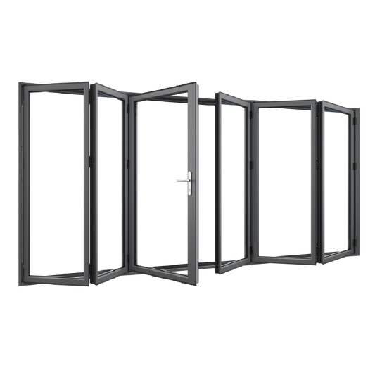 Bifold Doors 3-STACKING RIGHT / 3-LEFT (OPEN OUT) 2100 H x 4300 W