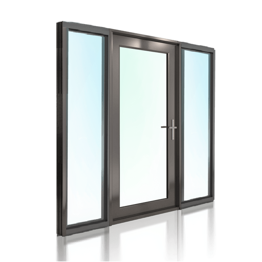 Hinged Door OXO (LEFT HINGE) (OPEN IN) 2100 H x 1600 W