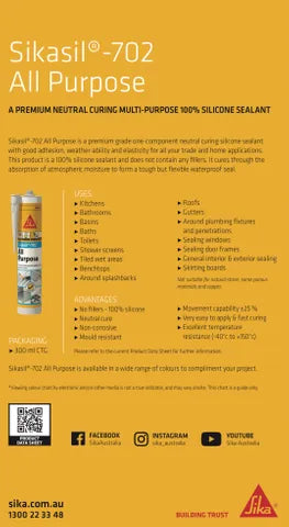 SIKA 702 ALL PURPOSE NEUTRAL CURE