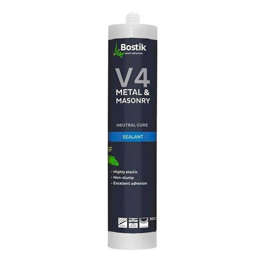 BOSTIK V4 SILICONE METAL & MASONRY