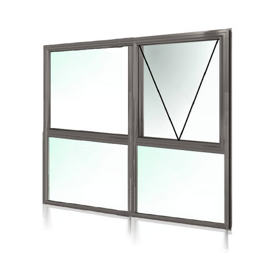 Awning Window OX + Lowlite 1800 H x 1810 W
