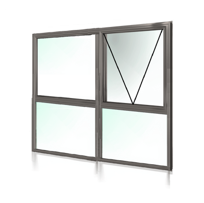 Awning Window OX + Lowlite 2057 H x 1450 W