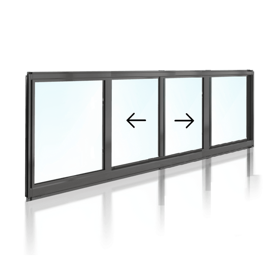 Sliding Window  OXXO 1200 H x 2410 W