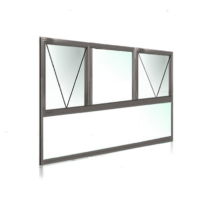 Awning Window XOX + Lowlite 1800 H x 2650 W