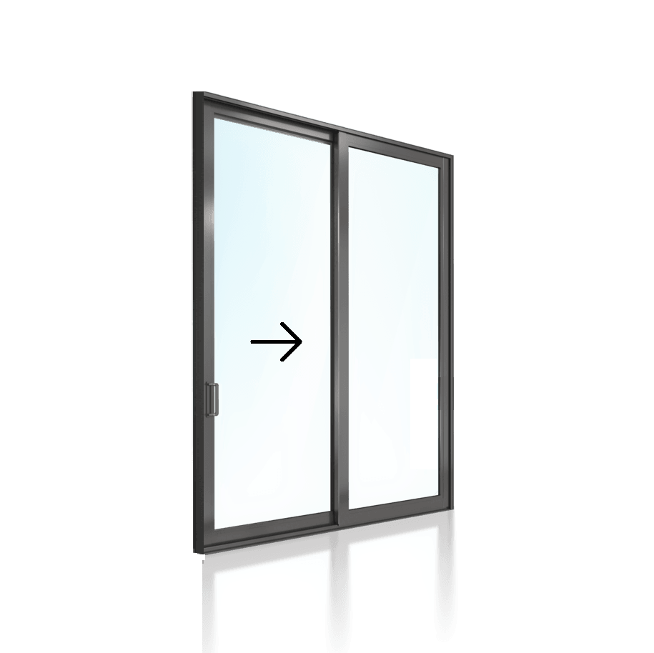 Sliding Door XO 2100 H x 1810 W
