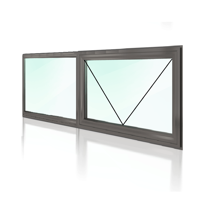 Awning Window OX 1029 H x 1450 W