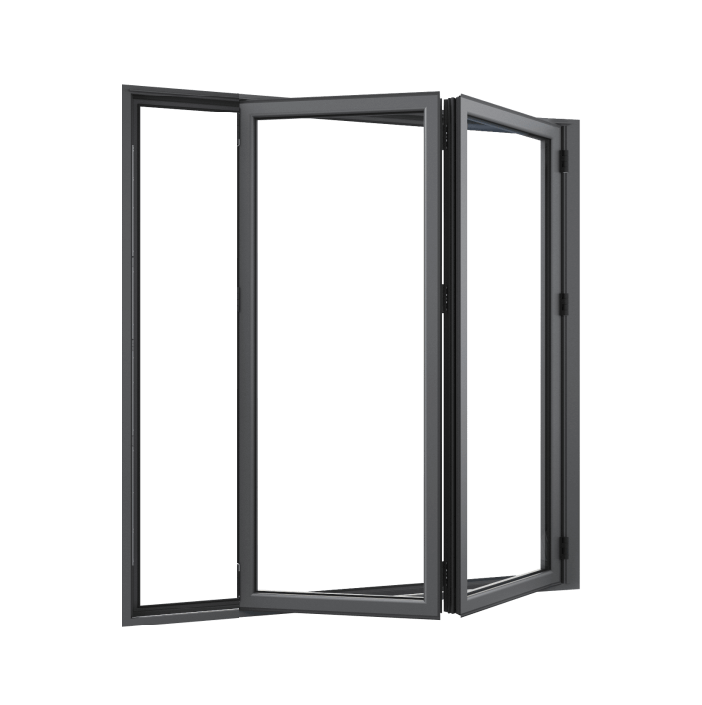 Bifold Doors 2-STACKING RIGHT (OPEN OUT) 2100 H x 1810 W