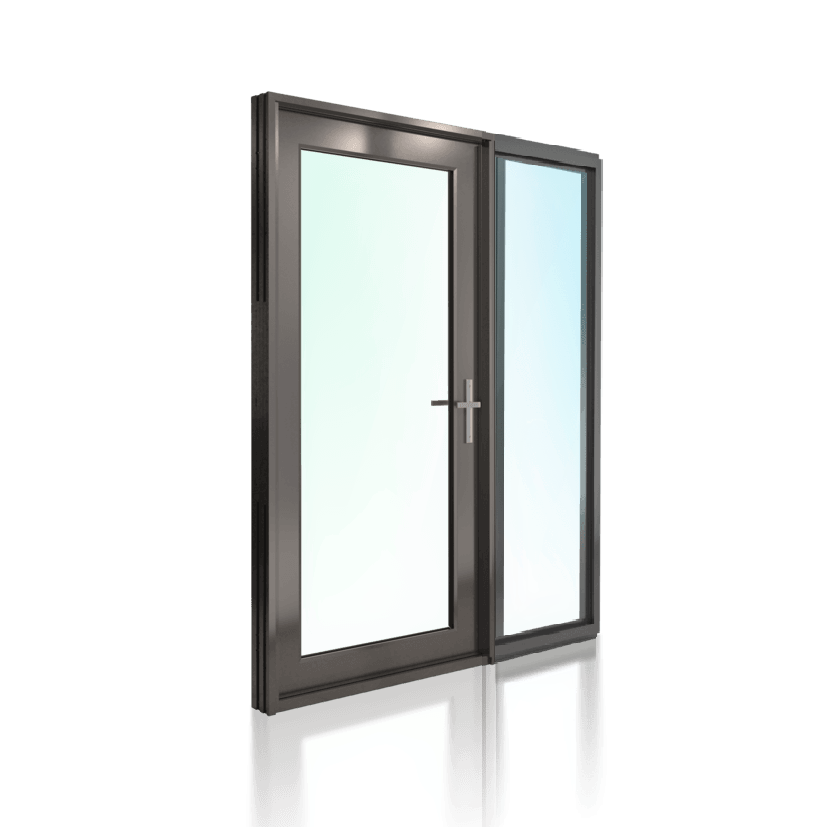 Hinged Door XO (LEFT HINGE) (OPEN IN) 2100 H x 1200 W
