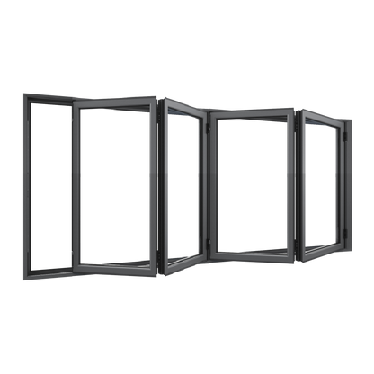 Bifold Window 4-STACKING RIGHT (OPEN OUT) 1500 H x 2900 W