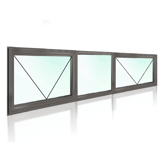 Awning Window XOX 514 H x 2650 W