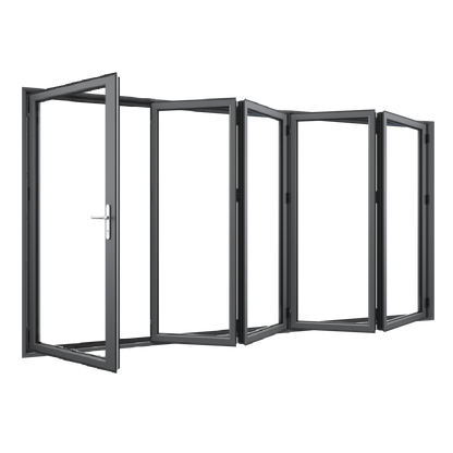 Bifold Doors 4-STACKING RIGHT / 1-LEFT (OPEN OUT) 2100 H x 3600 W