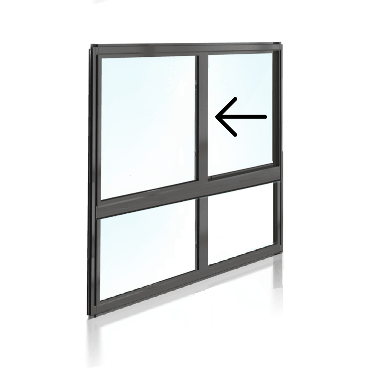 Sliding Window + Lowlite  OX 1800 H x 1810 W