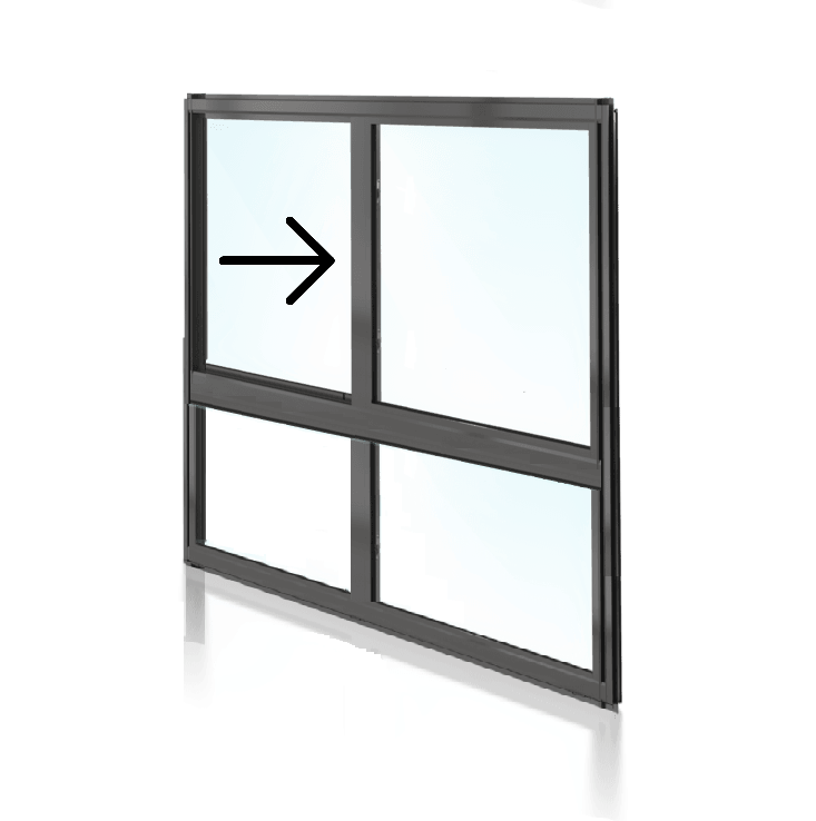 Sliding Window + Lowlite  XO 1800 H x 2650 W