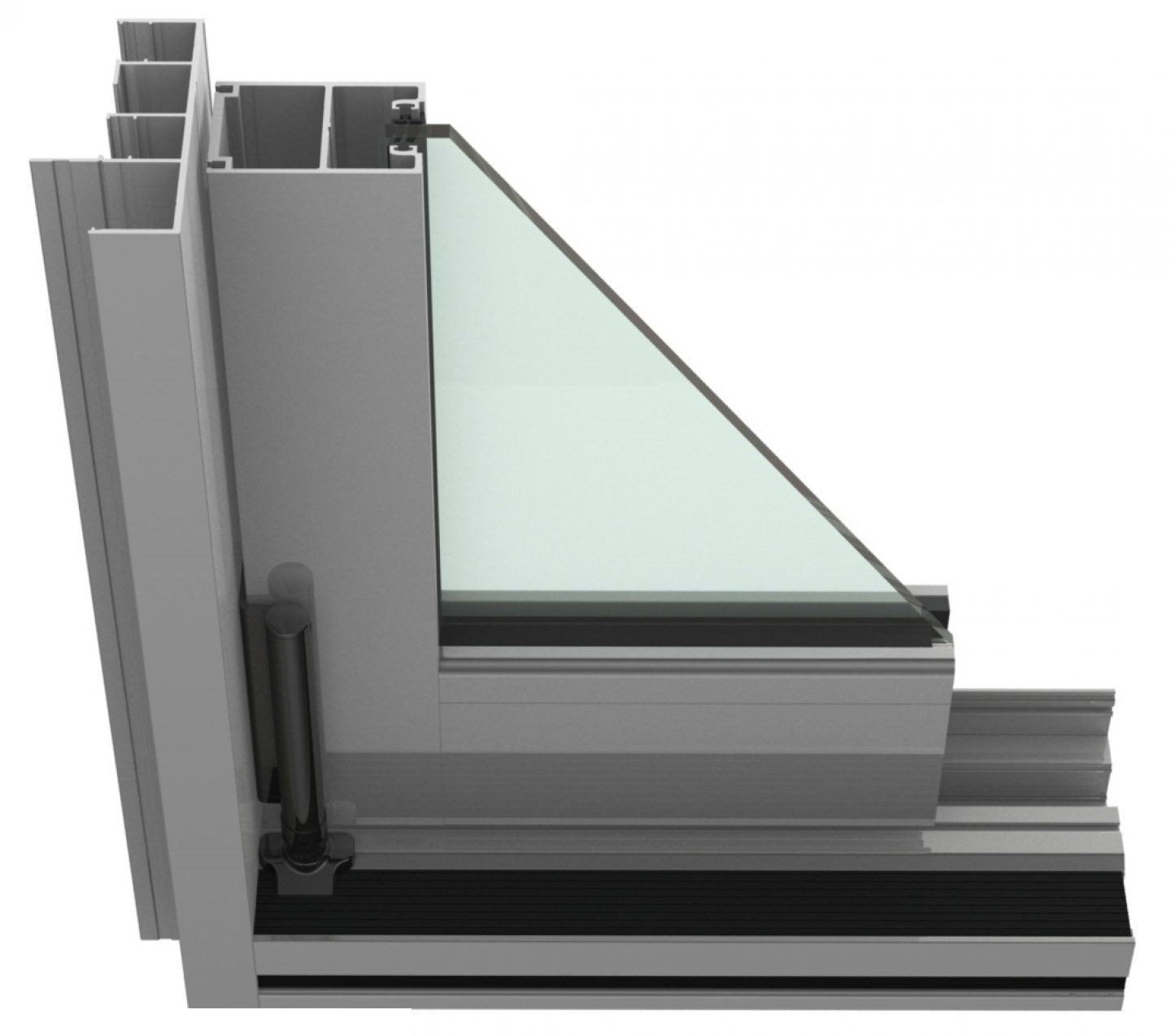 Bifold Window 1-STACKING LEFT / 4 RIGHT (OPEN OUT) 1000 H x 3600 W
