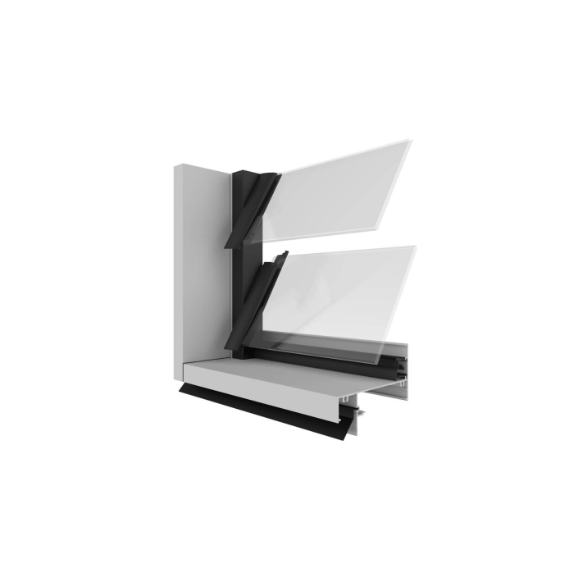 Louvre Window (4Bay) 2100 H x 3600 W