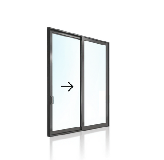 DEMO Sliding Door XO 2100 H x 1450 W